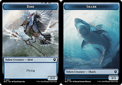 Bird (0011) // Shark (0016) Double-Sided Token